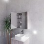 White oak Fluted Mirror Cabinet 600 White oak Fluted Mirror Cabinet 600